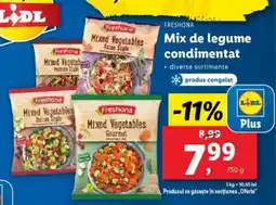 Lidl Freshona Mixed Vegetables Ofertă