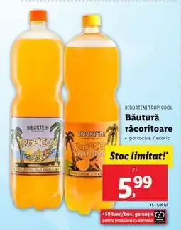 Lidl Băutură răcoritoare Biborteni Tropicool Ofertă