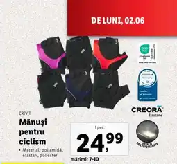Lidl Mănuși pentru ciclism Ofertă