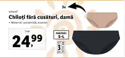 Lidl Chiloți fără cusături, damă Ofertă