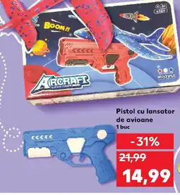 Kaufland Pistol cu lansator de avioane Ofertă