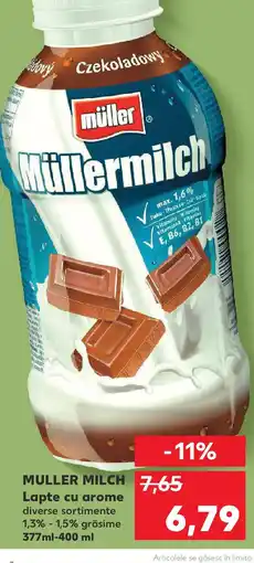 Kaufland MULLER Milch Lapte cu arome Ofertă