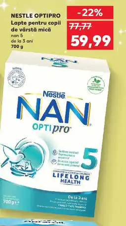 Kaufland NESTLE Optipro Lapte pentru copii de vârstă mică Ofertă