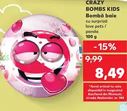 Kaufland Crazy Bombs kids Bombă baie Ofertă