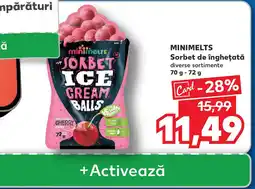 Kaufland MINIMELTS Sorbet de îngheţată Ofertă