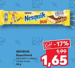 Kaufland NESQUIK Napolitană Ofertă