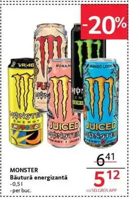 Selgros MONSTER Băutură energizantă Ofertă