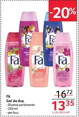 Selgros FA Gel de duş Ofertă