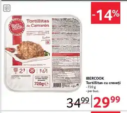 Selgros IBERCOOK Tortillitas cu creveţi Ofertă