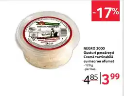 Selgros NEGRO 2000 Gusturi pescărești Cremă tartinabilă cu macrou afumat Ofertă