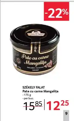 Selgros SZÉKELY FALAT Pate cu carne Mangalita Ofertă