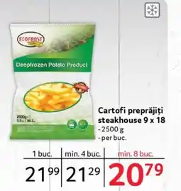 Selgros Cartofi preprăjiți steakhouse 9 x 18 Ofertă