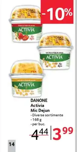Selgros DANONE Activia Mic Dejun Ofertă