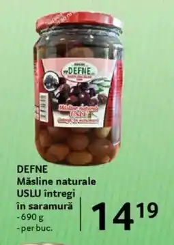 Selgros DEFNE Măsline naturale USLU întregi în saramurǎ Ofertă