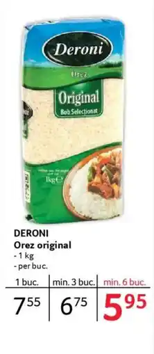 Selgros DERONI Orez original Ofertă