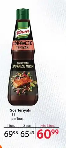 Selgros KNORR Sos Teriyaki Ofertă