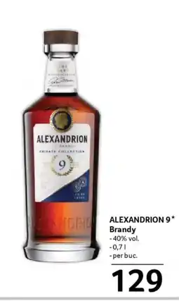 Selgros ALEXANDRION 9 Brandy Ofertă