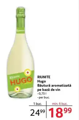 Selgros RIUNITE Hugo Băutură aromatizată pe bază de vin Ofertă