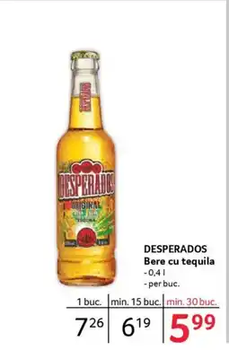 Selgros DESPERADOS Bere cu tequila Ofertă