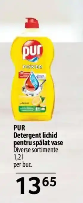 Selgros PUR Detergent lichid pentru spălat vase Ofertă