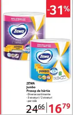 Selgros ZEWA Jumbo Prosop de hârtie Ofertă