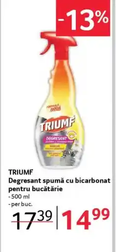 Selgros TRIUMF Degresant spumă cu bicarbonat pentru bucătărie Ofertă