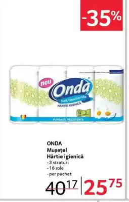 Selgros ONDA Museţel Hârtie igienicǎ Ofertă