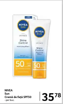 Selgros NIVEA Sun Cremă de față SPF50 Ofertă