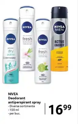 Selgros NIVEA Deodorant antiperspirant spray Ofertă