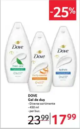 Selgros DOVE Gel de duş Ofertă