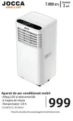 Selgros JOCCA Aparat de aer condiționat mobil Ofertă