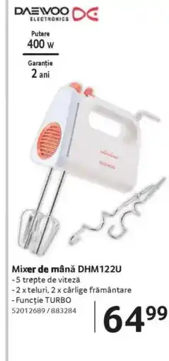 Selgros DAEWOO Mixer de mână DHM122U Ofertă