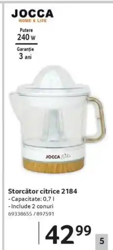 Selgros JOCCA Storcător citrice 2184 Ofertă