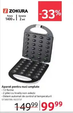 Selgros ZOKURA Aparat pentru nuci umplute Ofertă