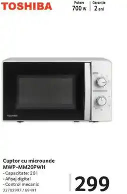 Selgros TOSHIBA Cuptor cu microunde MWP-MM20PWH Ofertă