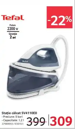 Selgros Tefal Stație călcat SV4110E0 Ofertă