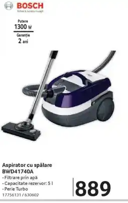 Selgros BOSCH Aspirator cu spălare BWD41740A Ofertă