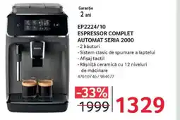Selgros EP2224/10 Espressor complet automat seria 2000 Ofertă