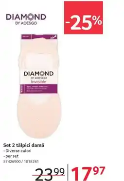 Selgros Set 2 tălpici damă Ofertă