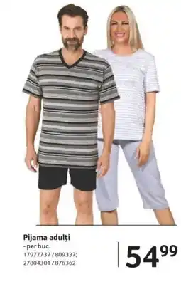 Selgros Pijama adulți Ofertă