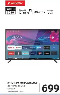 Selgros ALLVIEW TV 101 cm 40 IPLAY6000F Ofertă
