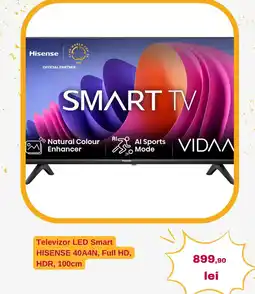 Altex Televizor LED Smart HISENSE 40A4N, Full HD, HDR, 100cm Ofertă