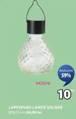 JYSK Lappspurv lampă solară Ofertă
