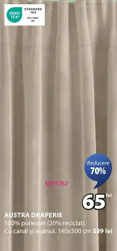 JYSK Austra draperie Ofertă