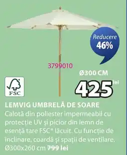 JYSK Lemvig umbrelă de soare Ofertă