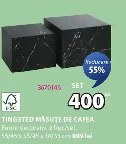 JYSK Tingsted măsuţe de cafea Ofertă