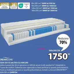 JYSK Isoa GS115 saltea cu arcuri Ofertă