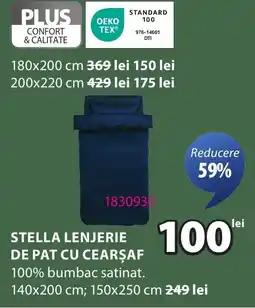 JYSK Stella lenjerie de pat cu cearşaf Ofertă