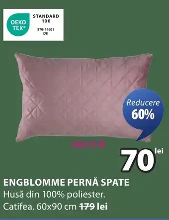JYSK Engblomme pernă spate Ofertă