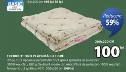 JYSK Tverrbottind plapumă cu fibre Ofertă